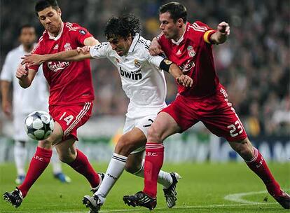 Raúl vive el partido de octavos ante el Liverpool con el bagaje de ser el máximo goleador de la Liga de Campeones con 64 goles.