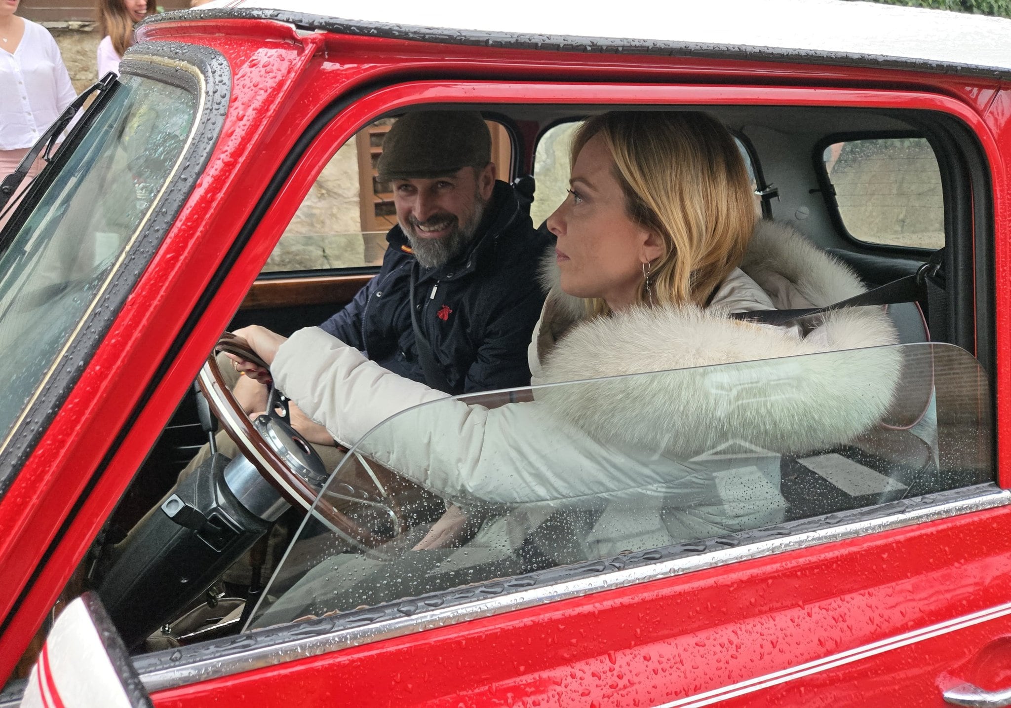 Santiago Abascal recibe en su casa a Georgia Meloni