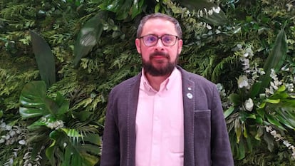 Adrián Martínez Blanco, fundador de La Ruta del Clima, en la inauguración de la cumbre climática, Cop25, celebrada en Madrid.