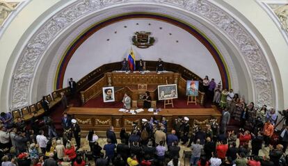 Sesión plenaria de la Asamblea Constituyente, este martes en Caracas.