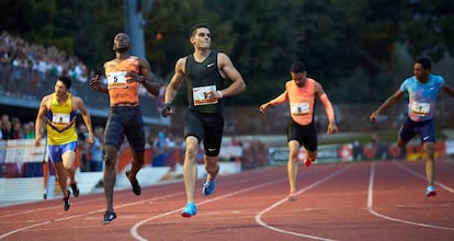 Foto de archivo del atleta español Bruno Hortelano en la reunión de atletismo de Barcelona, el pasado 11 de julio.