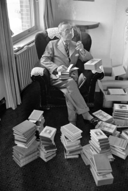 Thomas Mann (Nobel de Literatura en 1929), en 1939.