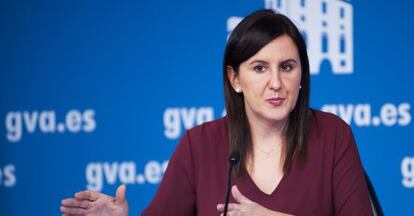 La portavoz del Consell, María José Català, este viernes.
