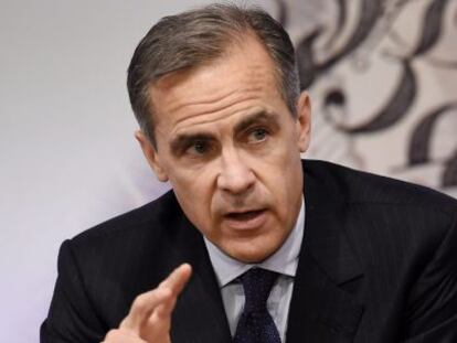 El gobernador del Banco de Inglaterra, Mark Carney. 