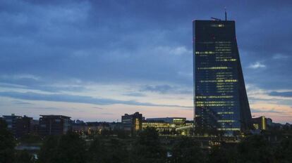 Vista general del Banco Central Europeo (BCE), en Fr&aacute;ncfort (Alemania).