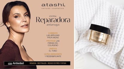 Esta crema reparadora facial de alta gama de Atashi cuenta con descuento por las ofertas de primavera de Amazon.