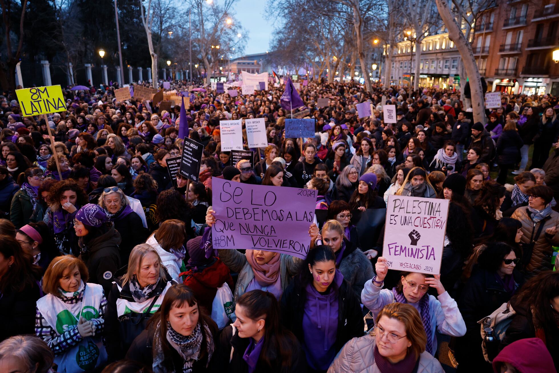8M en España: las manifestaciones del Día de la Mujer, en imágenes ...