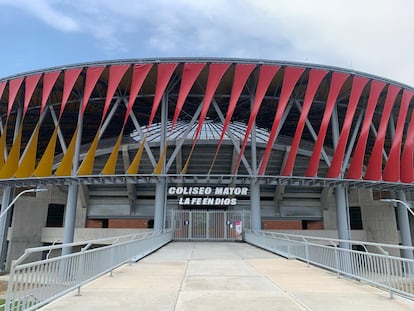 Coliseo Mayor La Fé en Dios, en Ibagué.