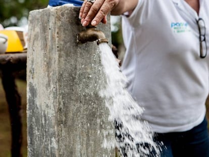 Este grifo abastece de agua a la comunidad de Buena Vista, en la provincia de Cocle (Panam&aacute;).