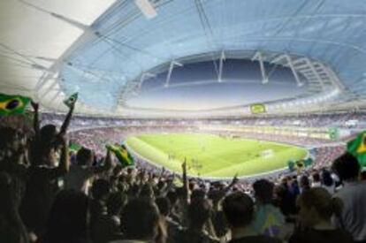 Estadio Mineirão en la ciudad brasileña de Belo Horizonte.