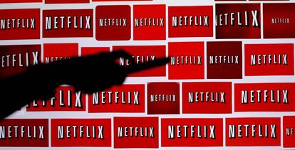 Logo de la plataforma de transmisión de vídeo Netflix.