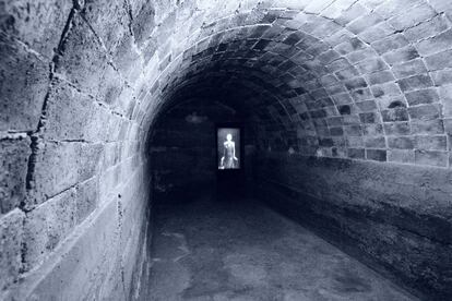 Interior del pabellón Kiefer, de la Fundación Sorigué.