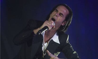  Nick Cave durante su concierto en el Primavera Sound 2018.