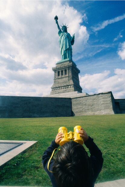 La Estatua de la Libertad.