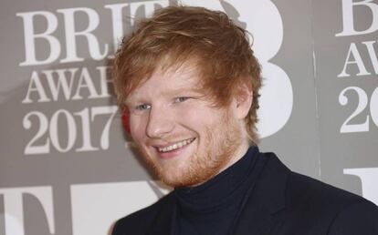 El músico Ed Sheeran.