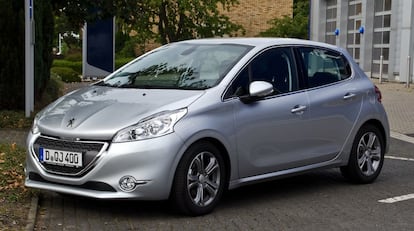 El Peugeot 208 es la gran arma de la marca francesa, 119.686 unidades, el 12,5% menos.