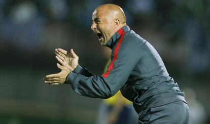 Jorge Sampaoli en un partido contra Uruguay en noviembre.