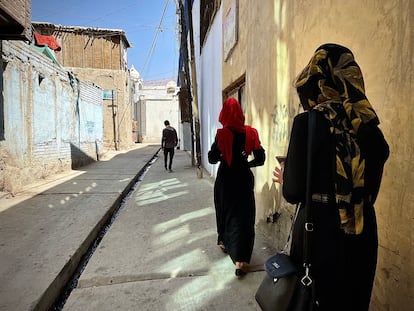 Mujeres en las calles de Kabul, en septiembre.