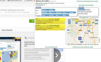Alertas de tráfico DGT