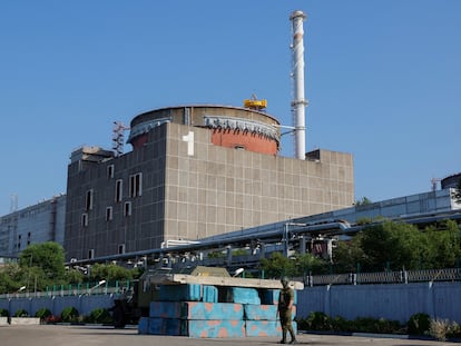 La central nuclear de Zaporiyia, en el sur de Ucrania, en una imagen del 15 de junio.