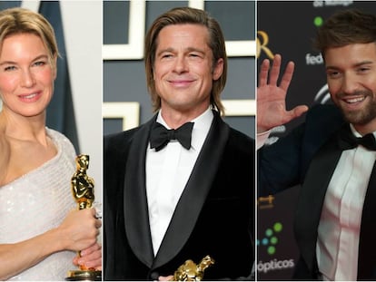 Renée Zellweger, Brad Pitt y Pablo Alborán.