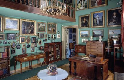 Sala de la casa-museo de Mario Praz a Roma, on va traslladar les antiguitats que tenia al Palazzo Ricci.