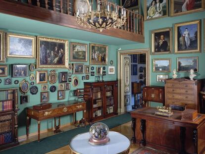 Sala de la casa-museo de Mario Praz a Roma, on va traslladar les antiguitats que tenia al Palazzo Ricci.