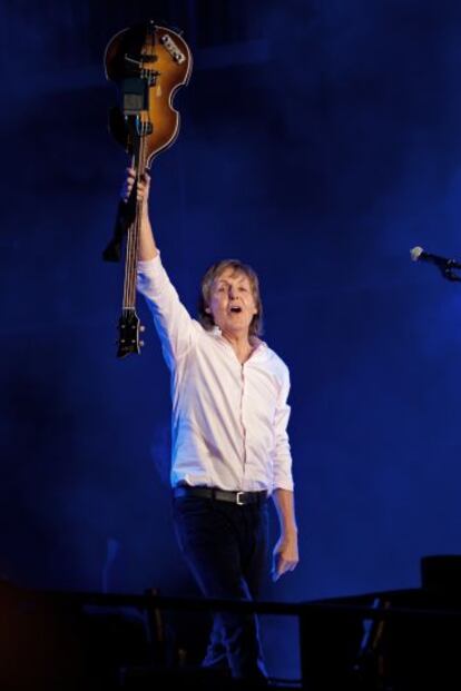 Paul McCartney, en un concierto en Grant Park (Chicago) el 31 de julio de 2015.