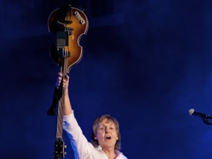 Paul McCartney, en un concierto en Grant Park (Chicago) el 31 de julio de 2015.