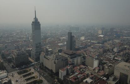 Vista del centro histórico de la Ciudad de México