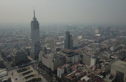 Vista del centro histórico de la Ciudad de México