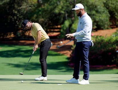 Josele Ballester y Jon Rahm