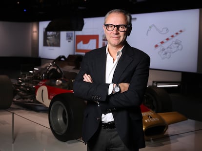 Stefano Domenicali, antes de la entrevista.