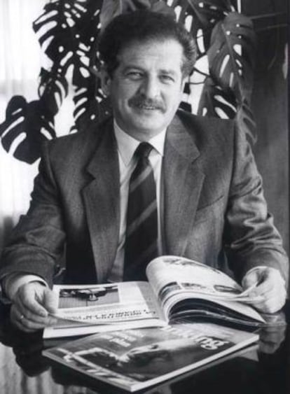 Luis Carlos Gal&aacute;n, en 1989.