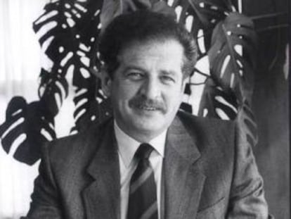 Luis Carlos Gal&aacute;n, en 1989.