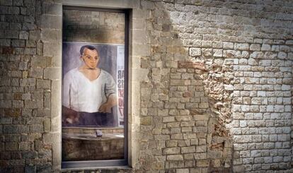 Uno de los patios del Museo Picasso durante la exposición 'Devorar París'