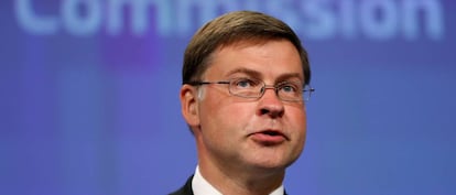 El vicepresidente de la CE Valdis Dombrovskis