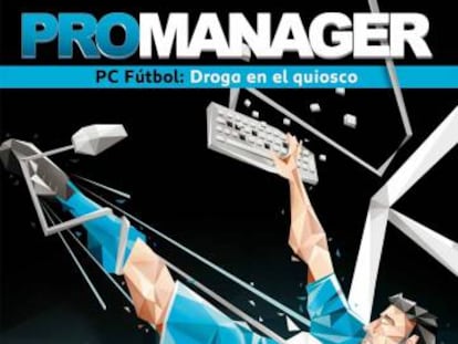 Portada del libro &#039;Promanager. PC F&uacute;tbol: Droga en el quiosco&#039;