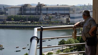 La factoría de Arcelor en Sestao