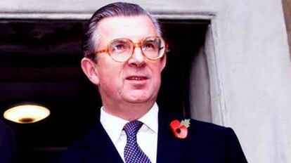 Sir George Magan, retratado en noviembre de 1999.