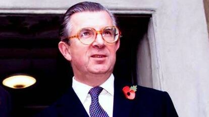 Sir George Magan, retratado en noviembre de 1999.