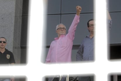 José Genoino en la Superintendencia de la Policía Federal en Sao Paulo