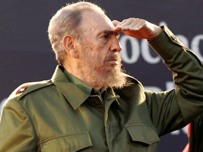 Fidel Castro na Argentina, em 2006.