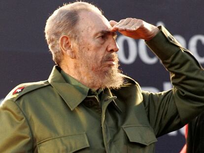 Fidel Castro na Argentina, em 2006.