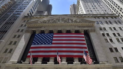 The New York Stock Exchange on Wall Street.