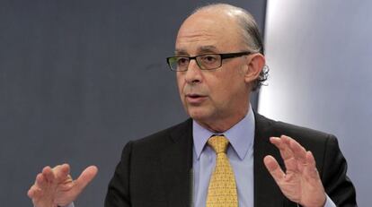 El ministro de Hacienda, Cristóbal Montoro.