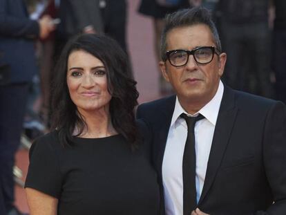 Silvia Abril y Andreu Buenafuente, en el festival de Vitoria de televisión.