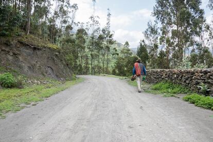 La primera fuente de sustentabilidad económica de la comunidad es la agricultura. La mayoría de los hombres invierten casi todo día trabajando en las 'chakras', palabra quechua que significa parcelas. Suelen encontrarse en grupos en las zonas de cultivo que rodean todo el pueblo. Llevan su 'chicha', una bebida típica de las regiones andinas que tiene orígenes incas y que sirve para dar energía durante el descanso. Esta bebida puede ser blanca o violeta, dependiendo del tipo de maíz con el que se produce. Cada uno lleva sus propias herramientas de trabajo, que generalmente están construidas por su propia cuenta a partir de un trozo de madera y una pieza de acero. Gracias a estos materiales, obtienen objetos rudimentarios aptos a trabajar la tierra húmeda de los campos cultivados. Al final de la calle empiezan las primeras terrazas artificiales cultivadas a mano por los trabajadores.