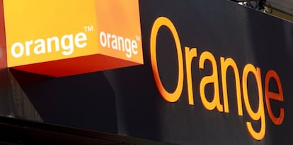 Cartel del operador de telecomunicaciones Orange