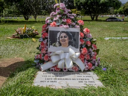 La tumba de Griselda Blanco, en un cementerio de Medellín (Colombia).